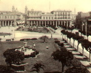 Montevideo, Plaza Independencia 1900