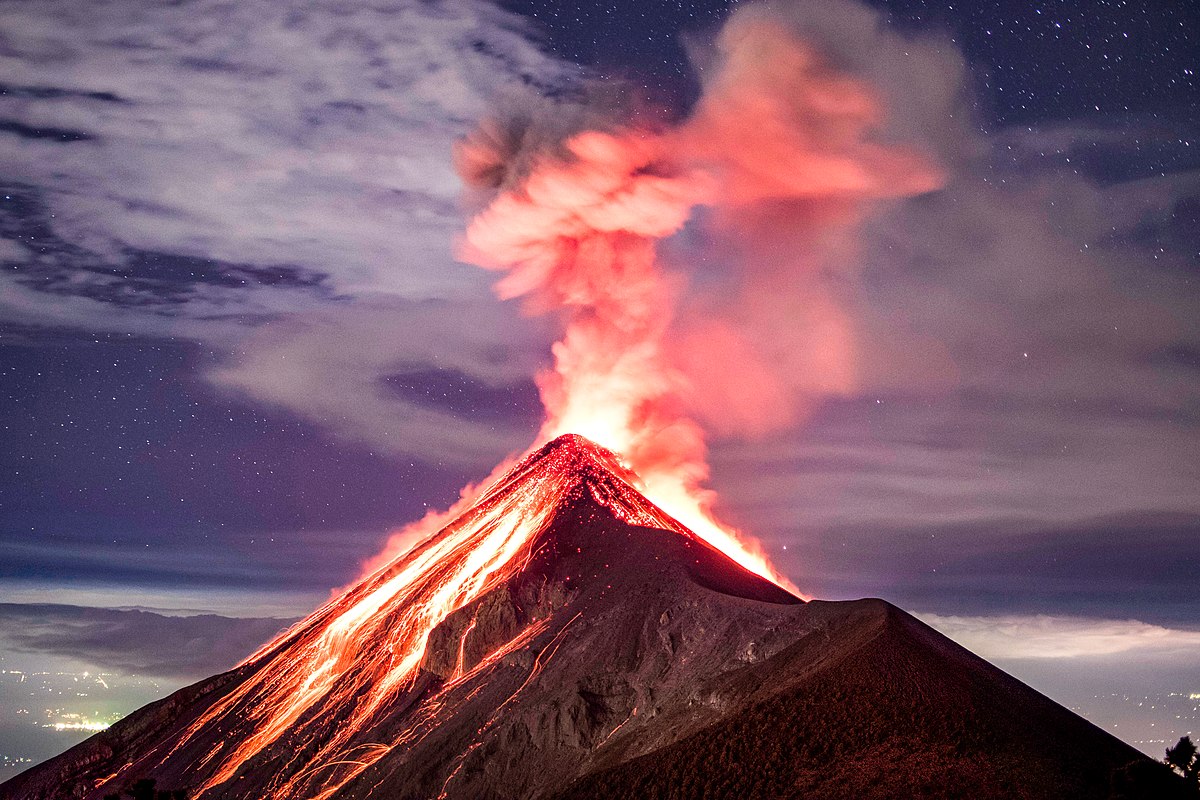 Volcán de fuego Guatemala