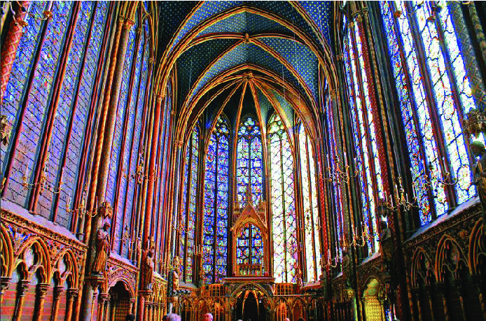 Interior Santa Capilla de Paris