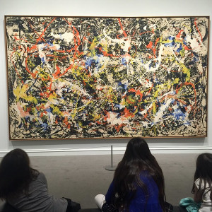 Pinta al estilo de Jackson Pollock