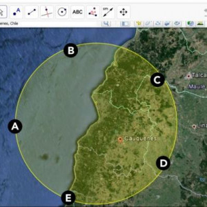 Círculo, circunferencia, lugar geométrico, cincuncentro, mediatriz y puntos notables del triángulo